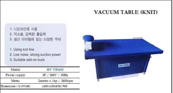 BÀN HÚT CHÂN KHÔNG HV-VB1603